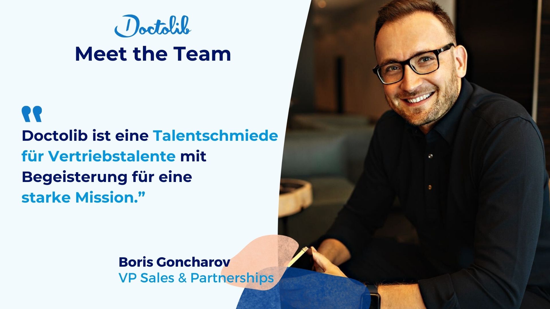 Meet the Sales Leadership - Boris Goncharov - Careers at Doctolib