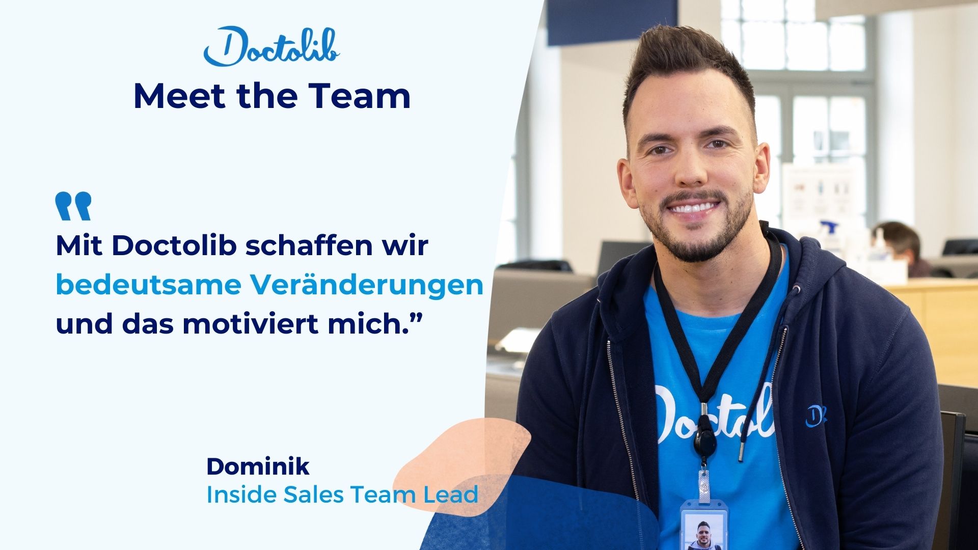 Meet the team – Dominik Jeremic - Careers at Doctolib - Deutschland